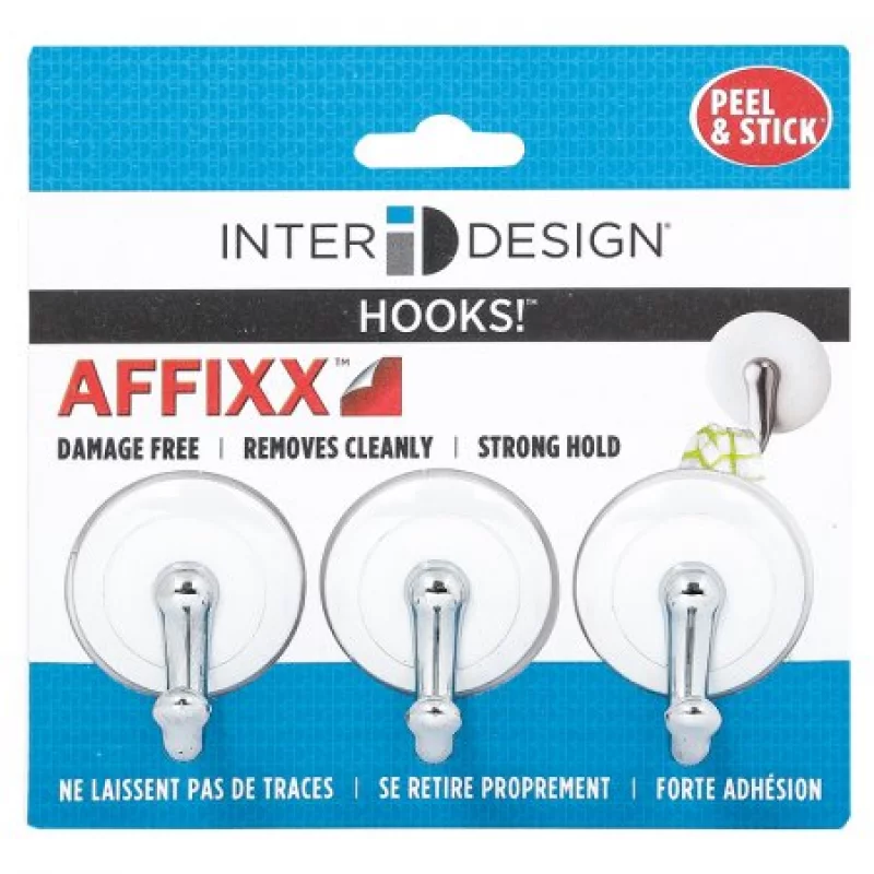 Gancho Interdesign 93452 Blanco X3 Unidades