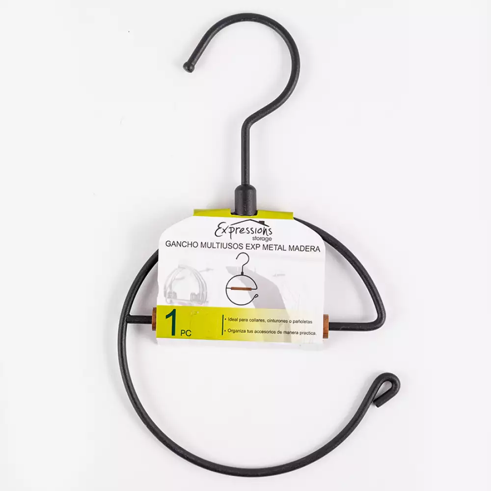 Gancho multiusos panoleta exp metal madera mhw50118