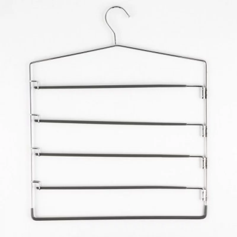 Gancho Pantalon 151534 Metal Gris 5 Niveles