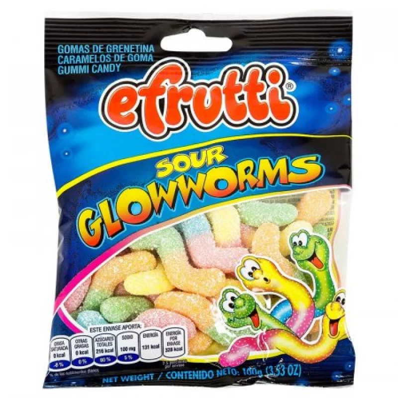 Gomas Gusanitos Efrutti 100 Gr