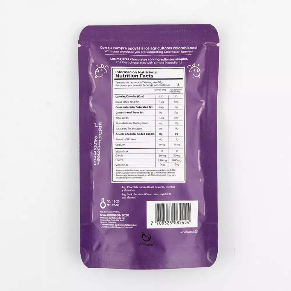 Gragea Sagu Con Almendras 60 Gr Galmen6060Sa