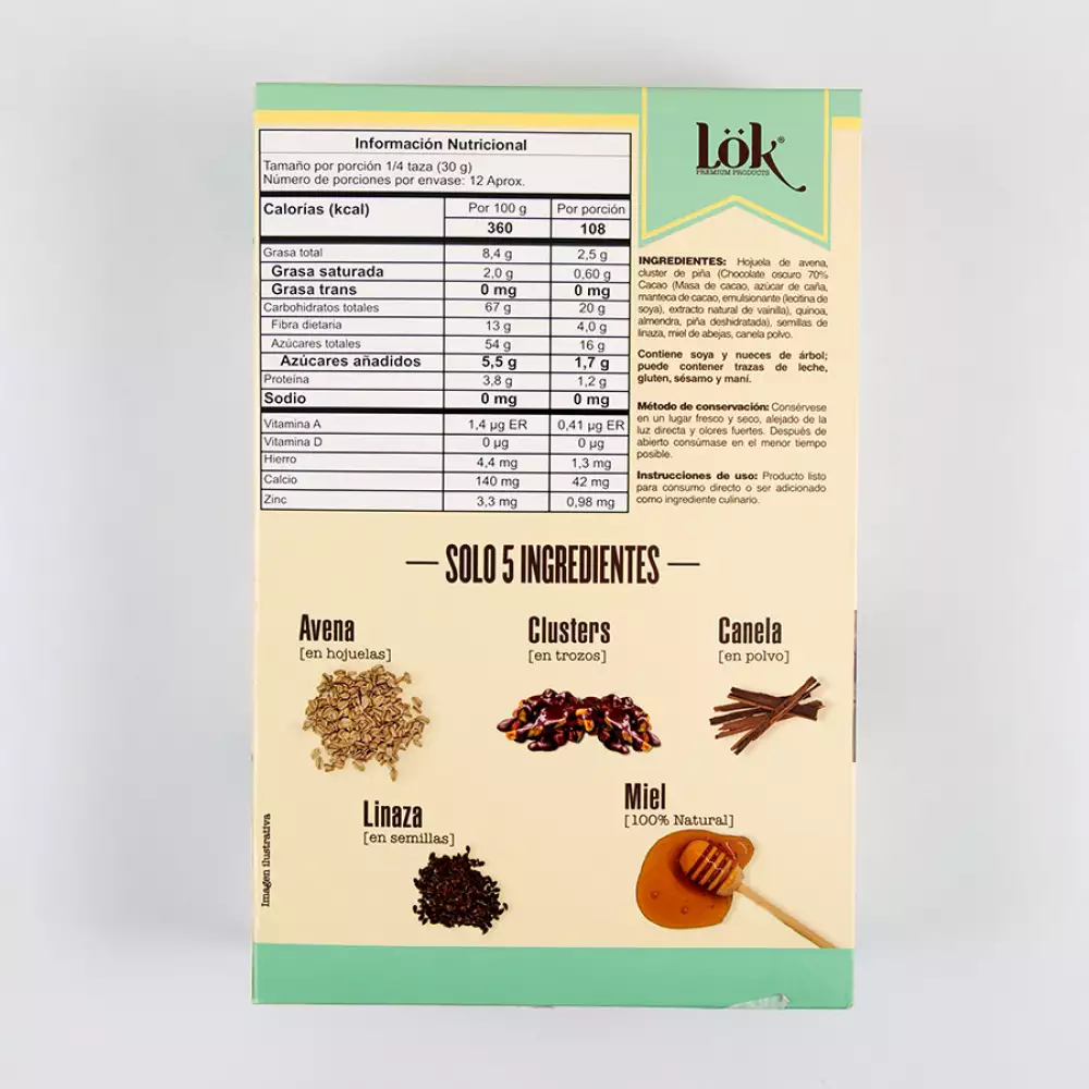 Granola Lok 2Do 30 Dto 350 Gr Chocolate 6