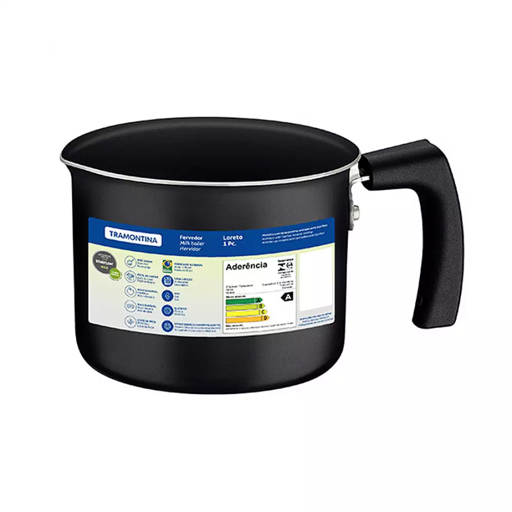 Hervidor Tramontina Negro Plata 1.1 Lt Antiadherente 20384012