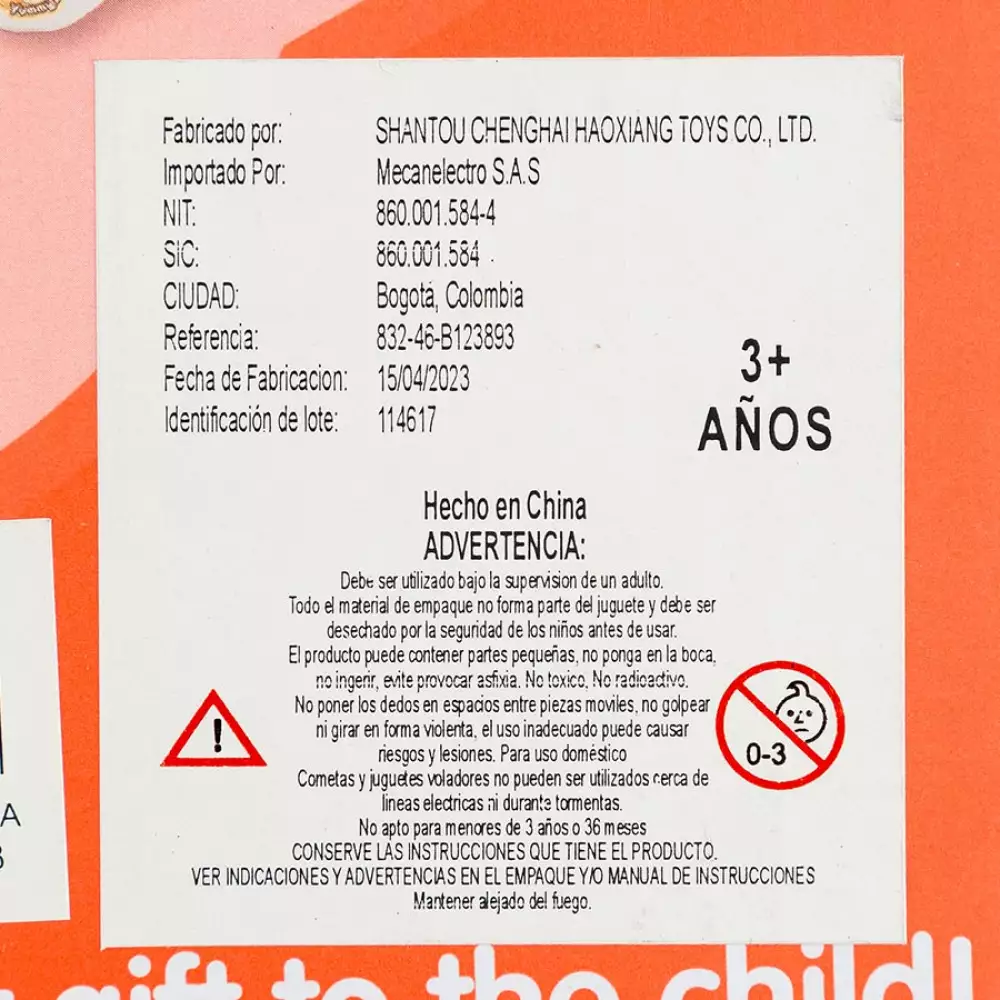 Horno De Juguete 832-46-B123893