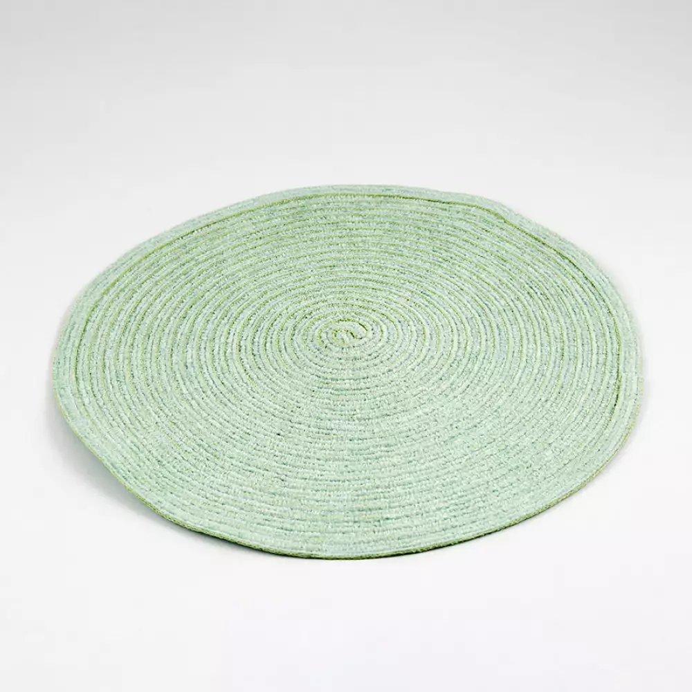 Individual Expressions Redondo  40X35Cm Verde  Pvc