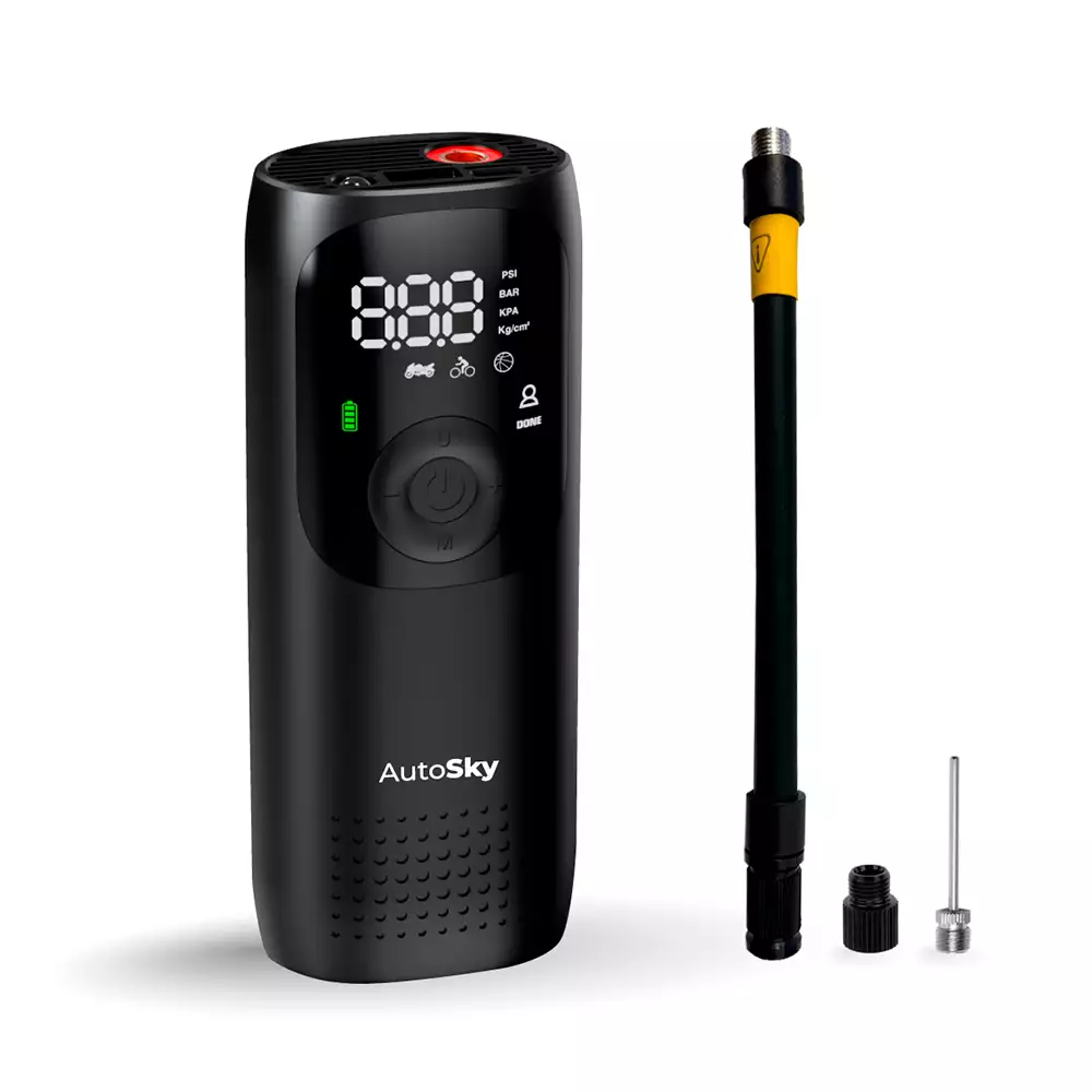 Inflador Neumaticos Autosky Digital 3 Usos 5 V Aac