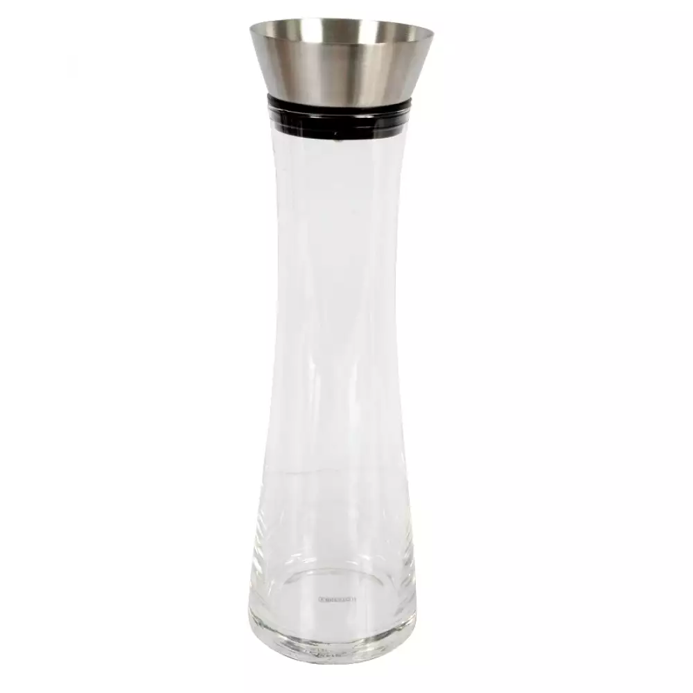 Jarra Cuisine Elegance 1000Ml En Vidrio Con Tapa De Acero Inox 871