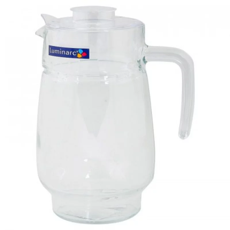 Jarra De Vidrio Luminarc Tivoli Con Tapa 1.6 Litros