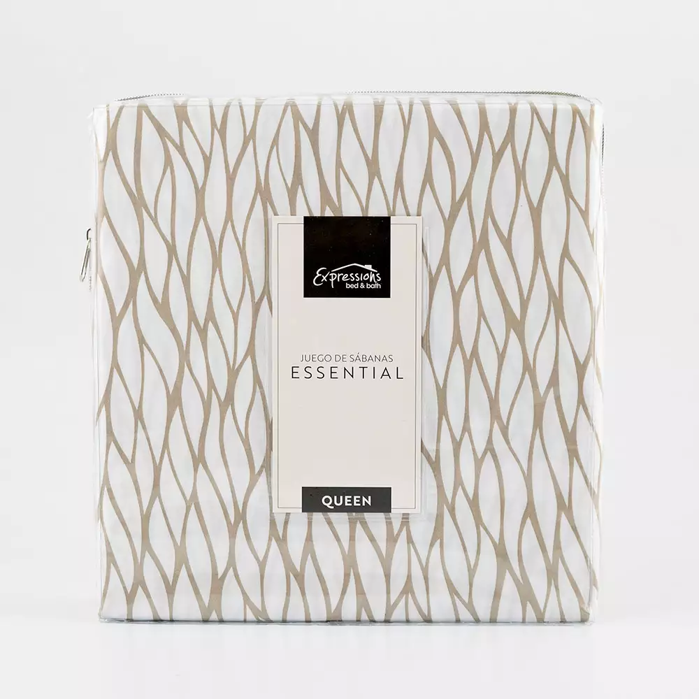 Juego De Sabana Expressions Classic Queen 190X160Cm 100% Polieste 2
