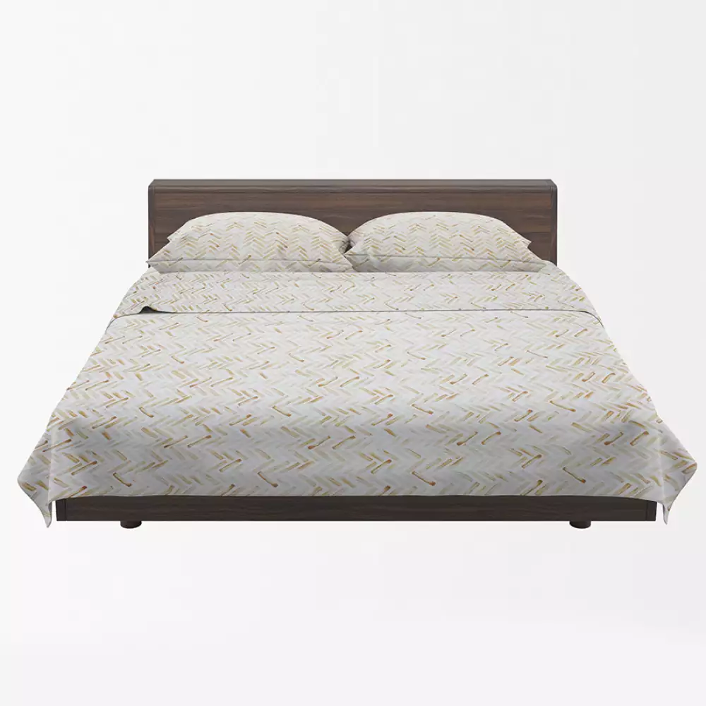 Juego De Sábanas King Microfibra Estampado C005