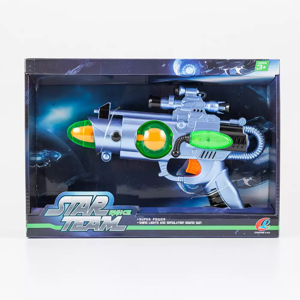 Lanzador Maypa Con Luz Y Sonido 30X6Cm Azul