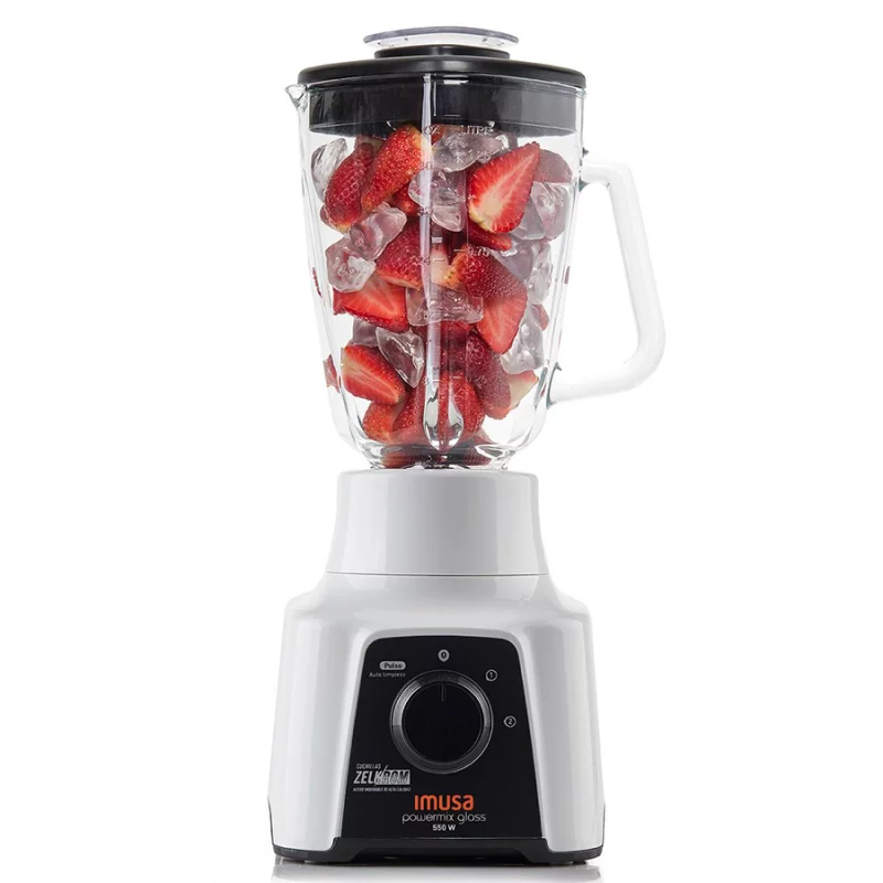 Licuadora Imusa 2 Velocidades Powermix Glass Vaso de Vidrio