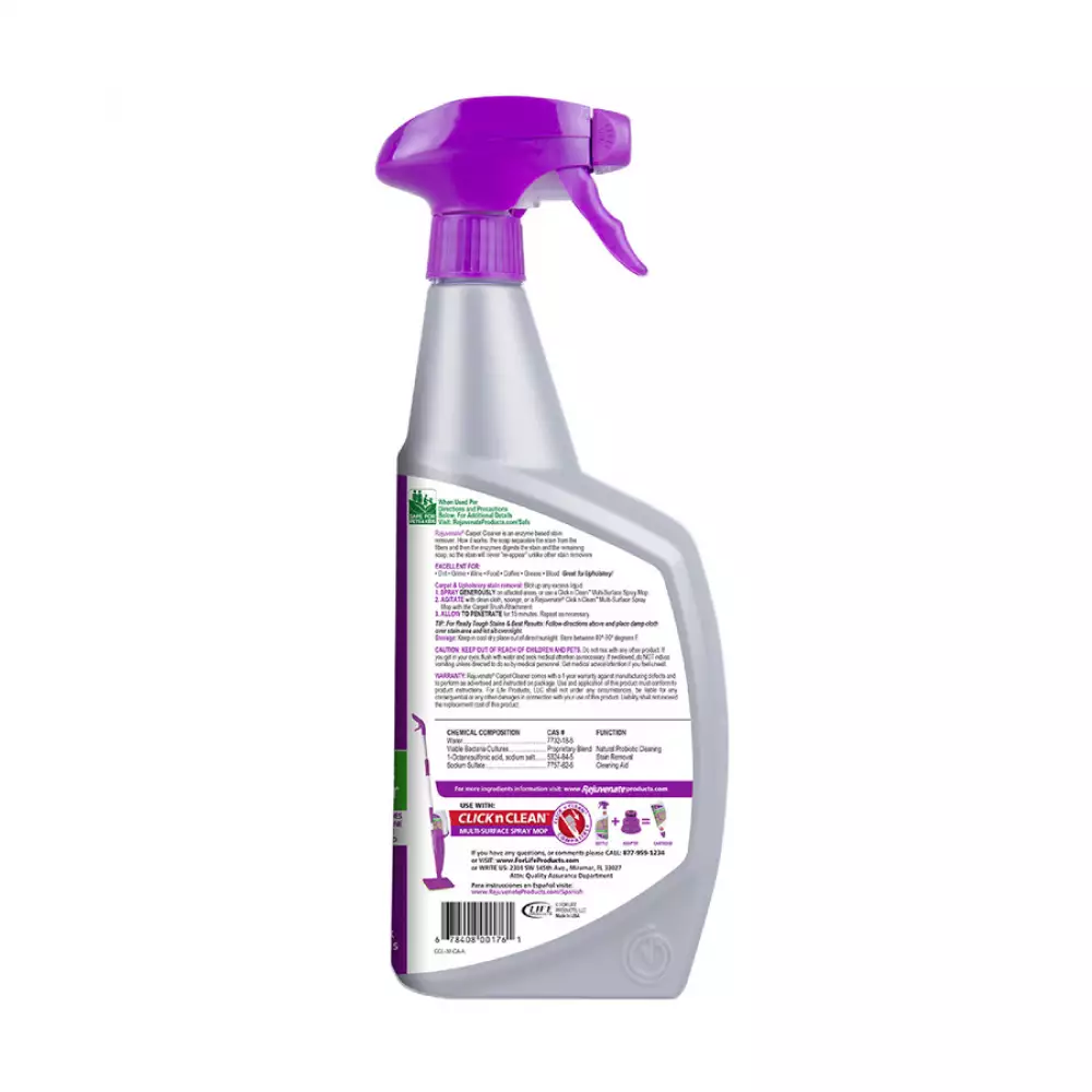 Limpiador Alfombras Tapiceria Rejuvenate 947 Ml Rjcarpetcln