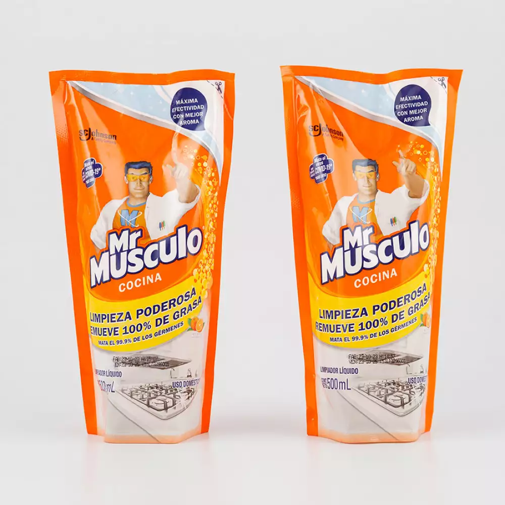 Limpiador Cocina Mr Musculo 679719 Kit 2 Doypacks 500+500 Ml