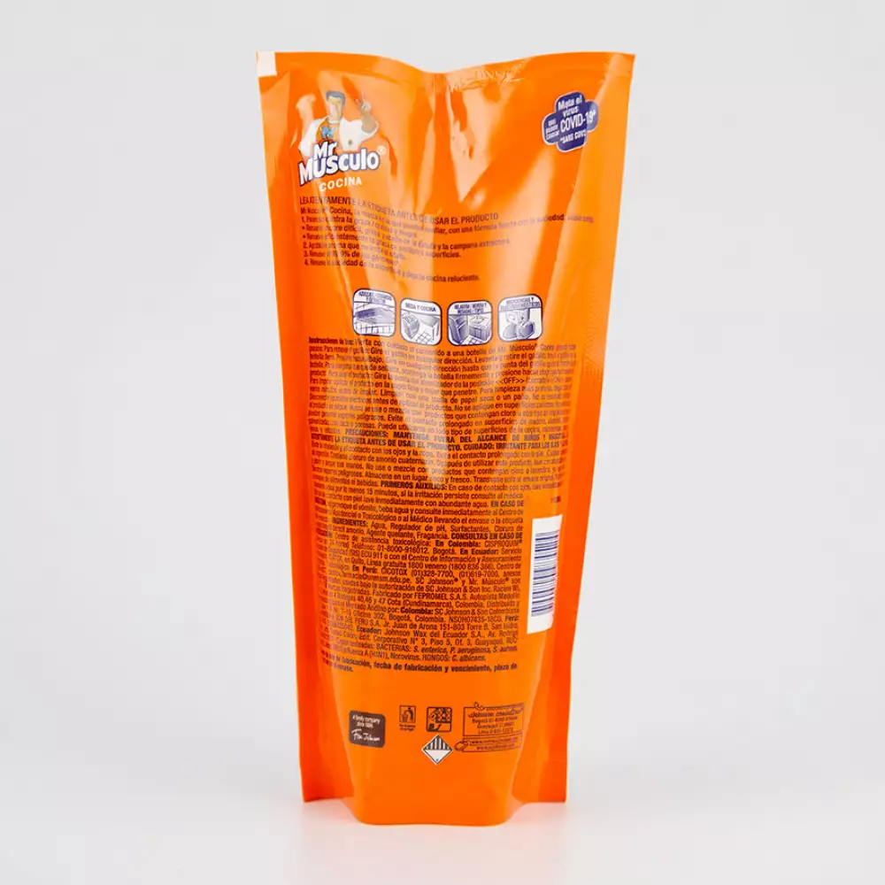 Limpiador Cocina Mr Musculo 679719 Kit 2 Doypacks 500+500 Ml