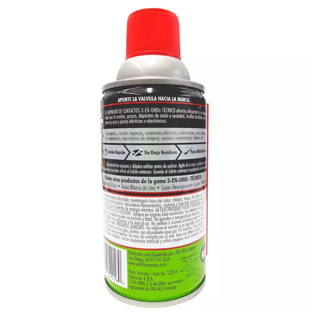 Limpiador Contactos 3-En-Uno 6440300 300Ml
