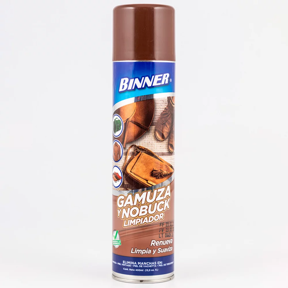 Limpiador gamuza/nobuk binner 400ml 205916