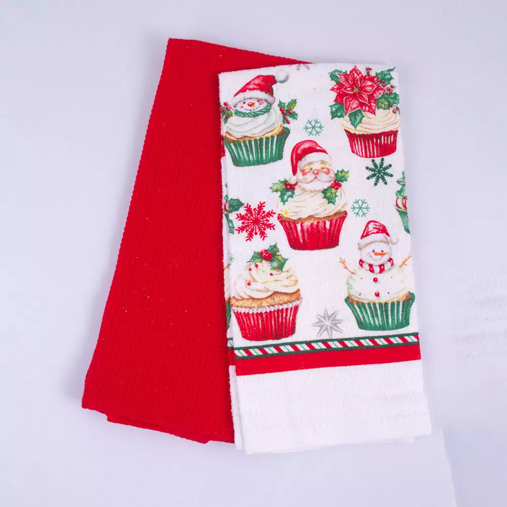 Limpiones Miro Christmas Santa - Blanco 35X60Cm Algodon 831-2790-121100E