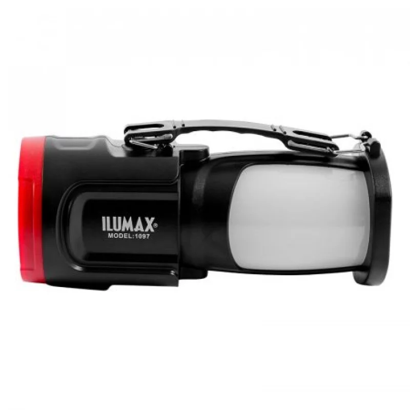 Linterna Camping 1097 Ilumax - Negro Y Rojo