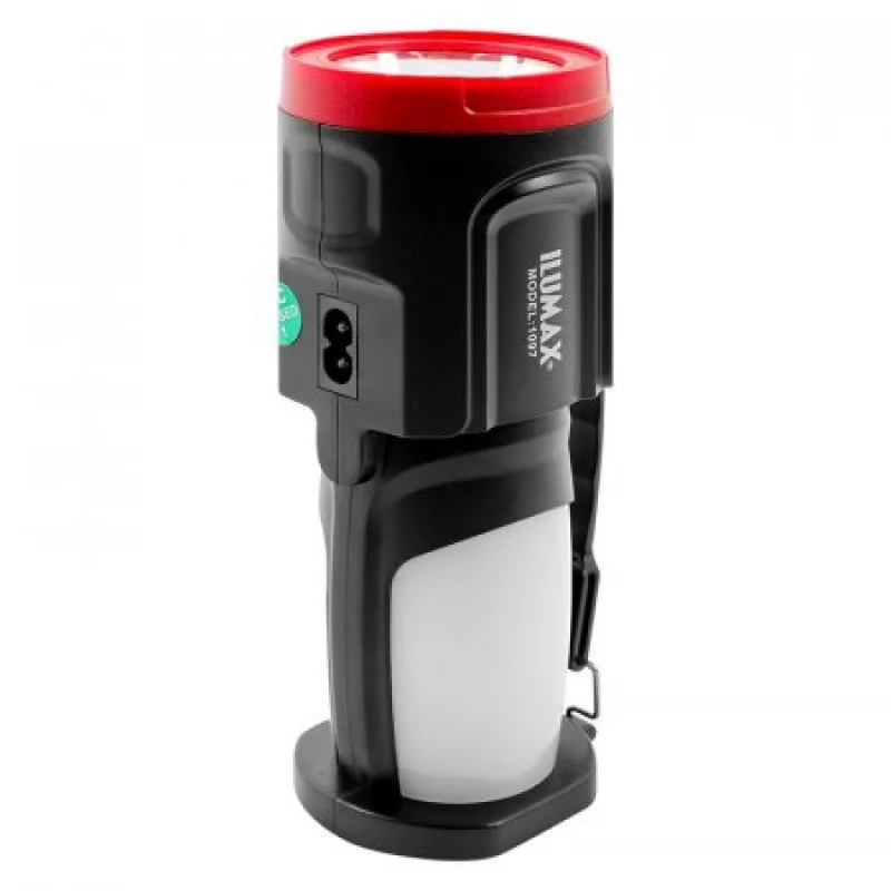 Linterna Camping 1097 Ilumax - Negro Y Rojo