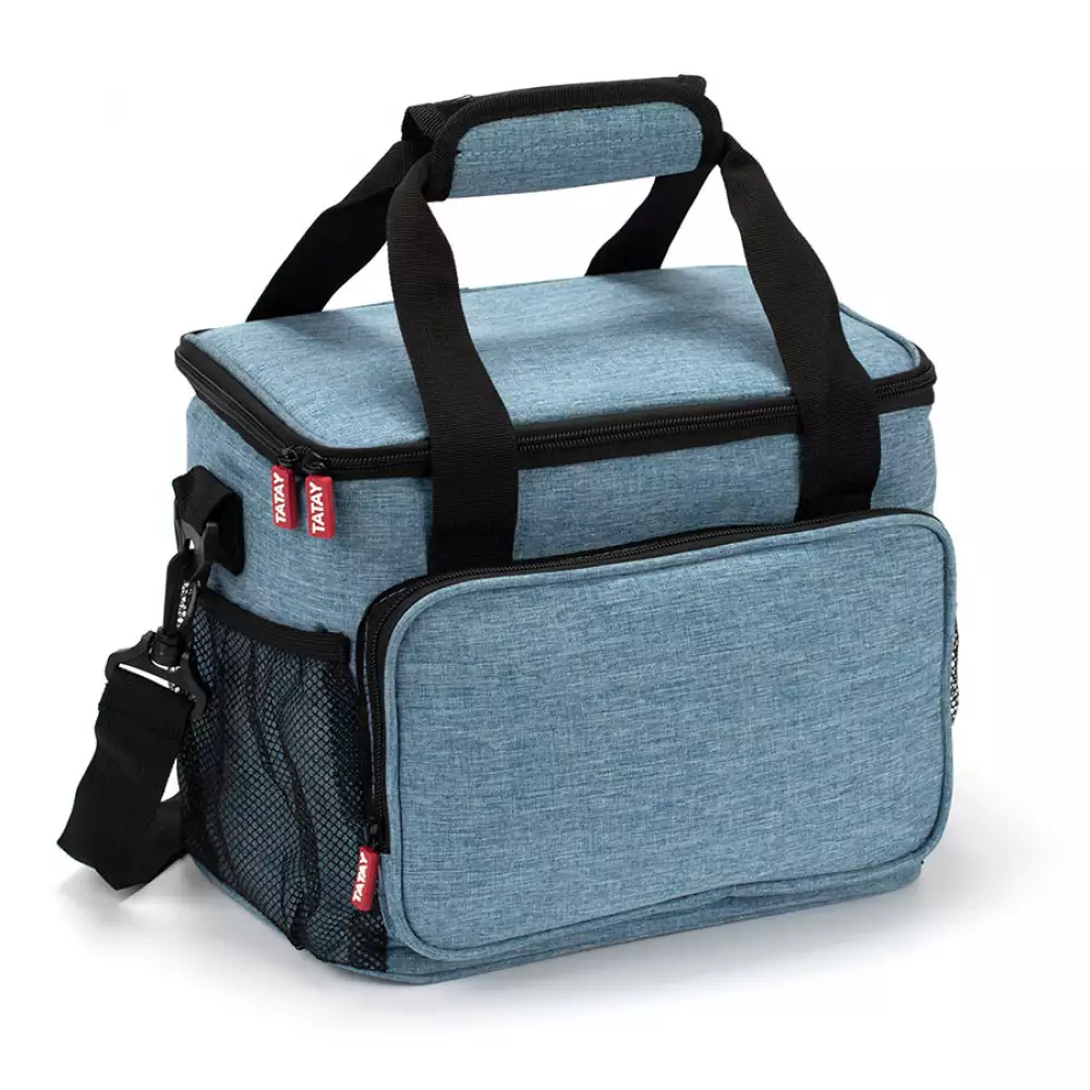 Lonchera Tatay Picnic 24X32X9Cm Azul Tela 1184514