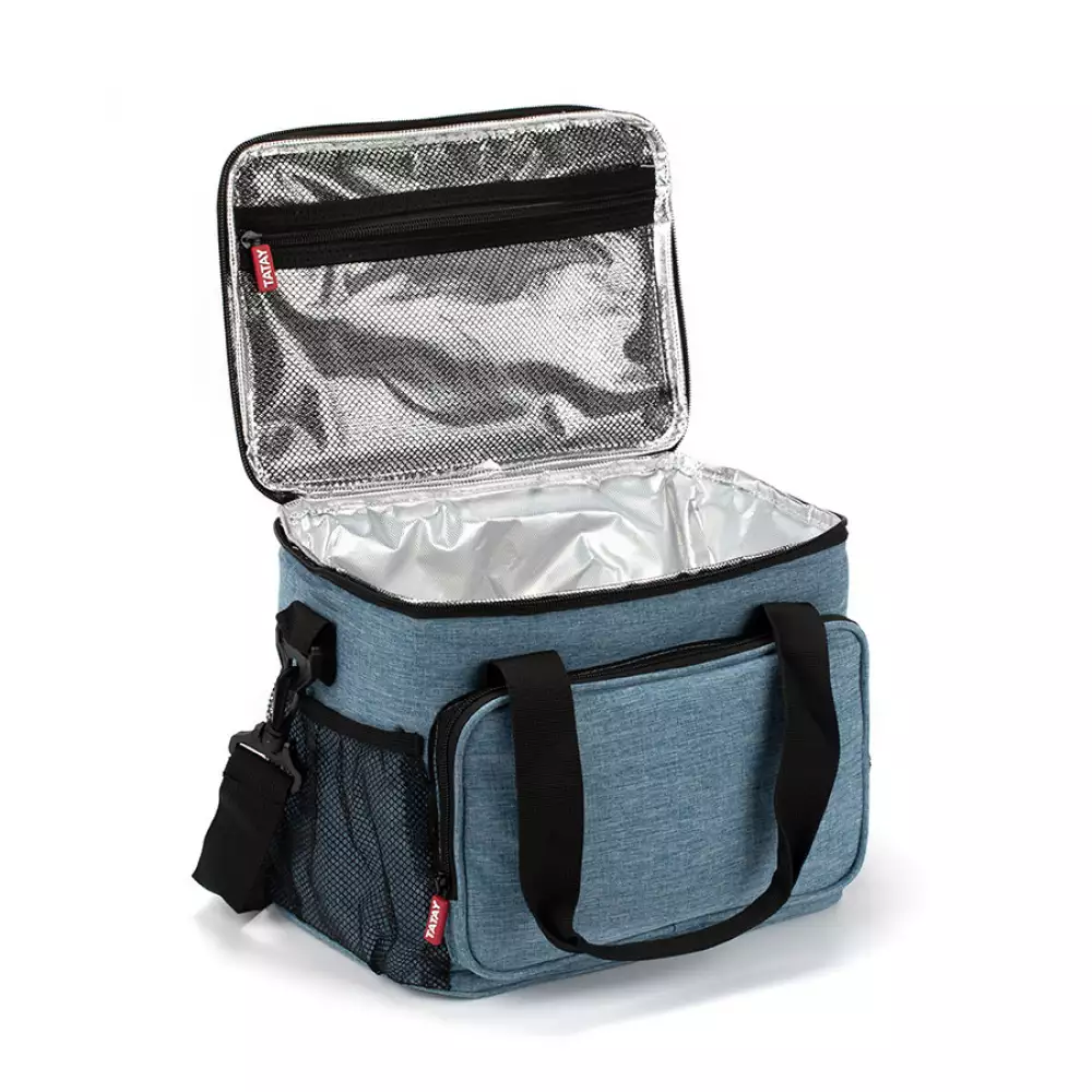 Lonchera Tatay Picnic 24X32X9Cm Azul Tela 1184514