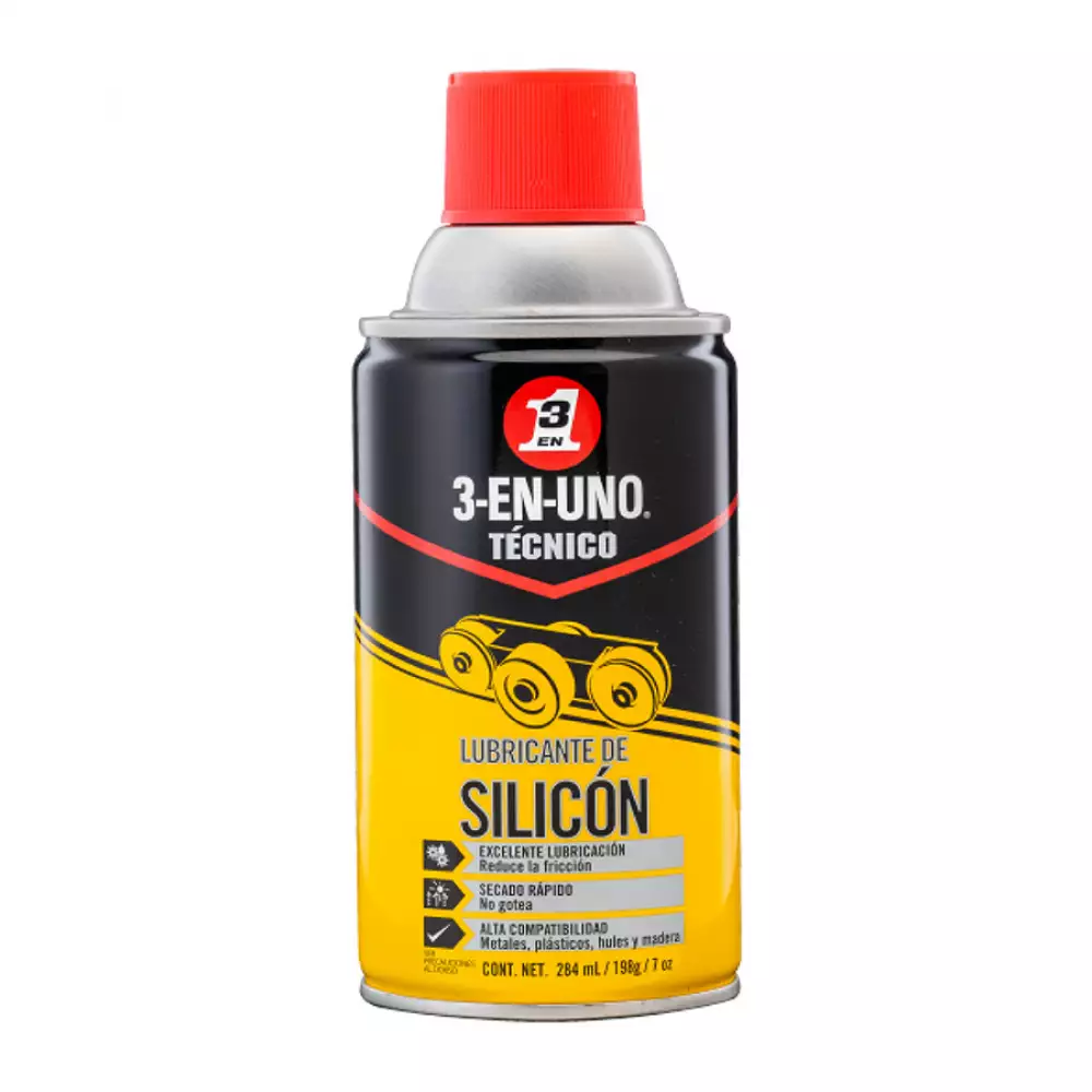 Lubricante de silicon 3-en-uno tecnico 7oz