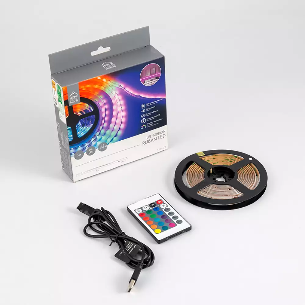 Luz Led Cmp Sas Mando 300Xcm 100% Plastico La10438