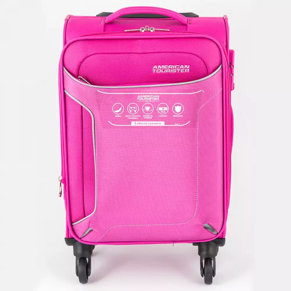Maleta american tourister rosada 20 pulgadas layton