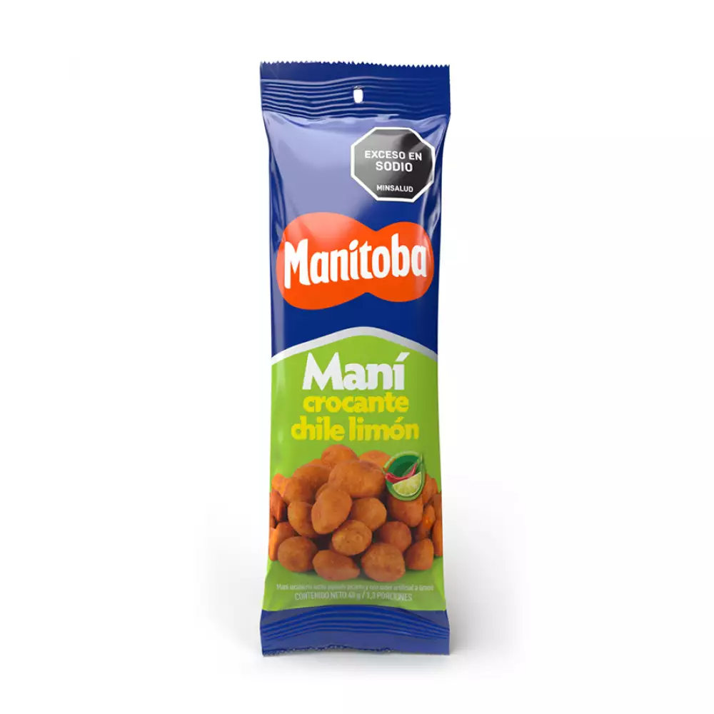 Mani Crocante Chile Limon Manitoba X 40Gr