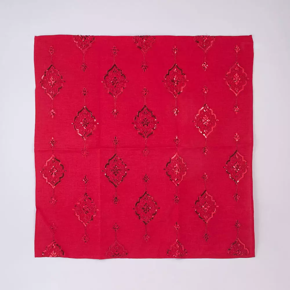 Mantel Miro Christmas 85X85Cm Rojo Poliester 831-Xmfe33-2501W