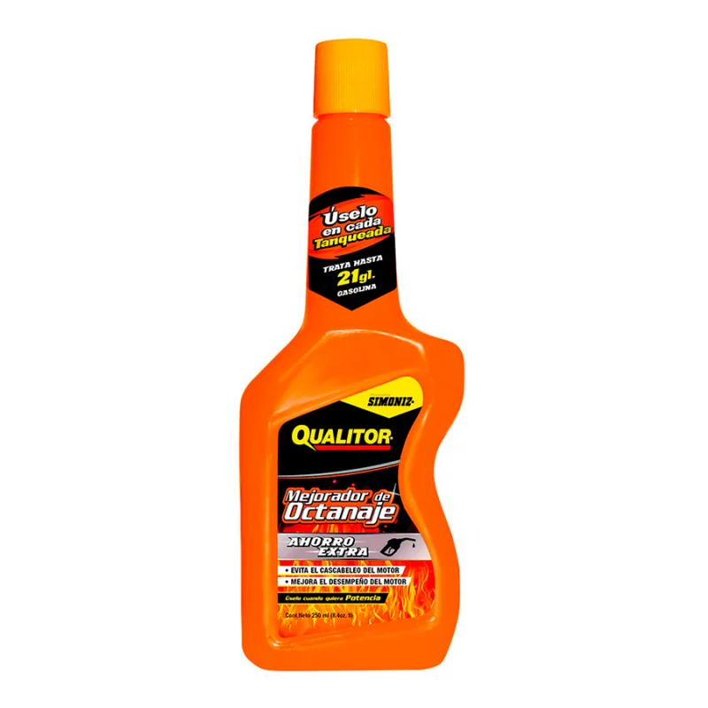 Mejorador De Octanaje Qualitor 250 Ml Rojo