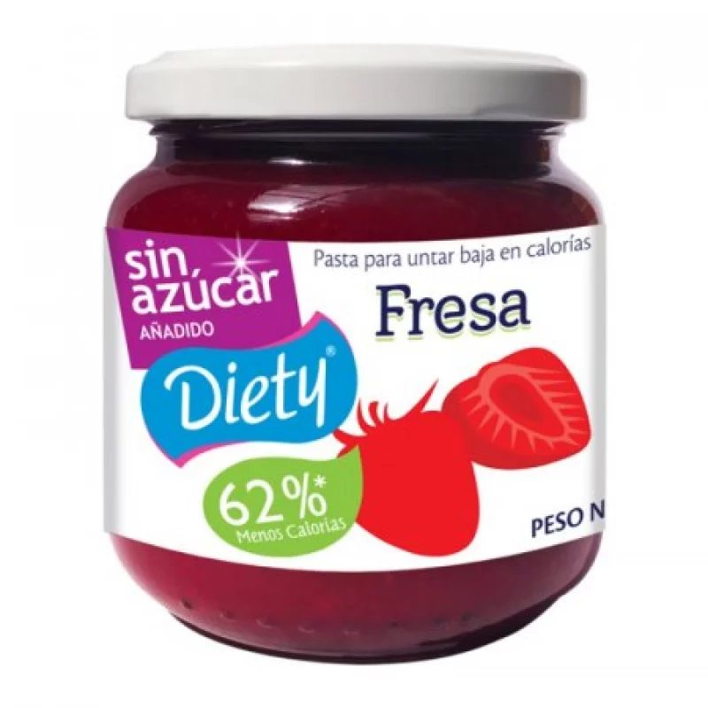Mermelada Diety Fresa Frasco X 230 G.