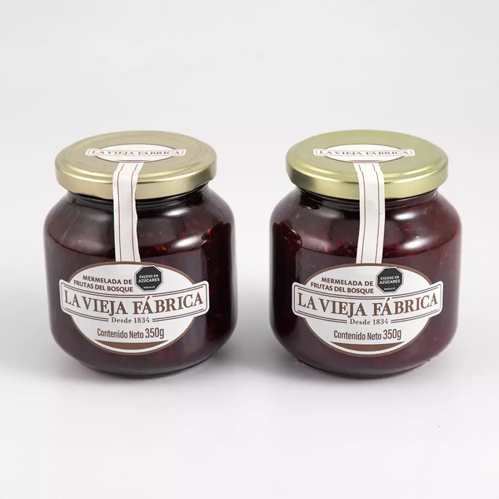 Mermelada La Vieja Fabrica 2Do 30 Dto 350 Gr Frutos Rojos 1