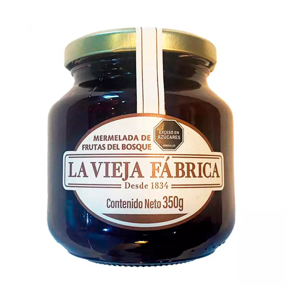 Mermelada La Vieja Fabrica 350 Gr Frutos Rojos 5003