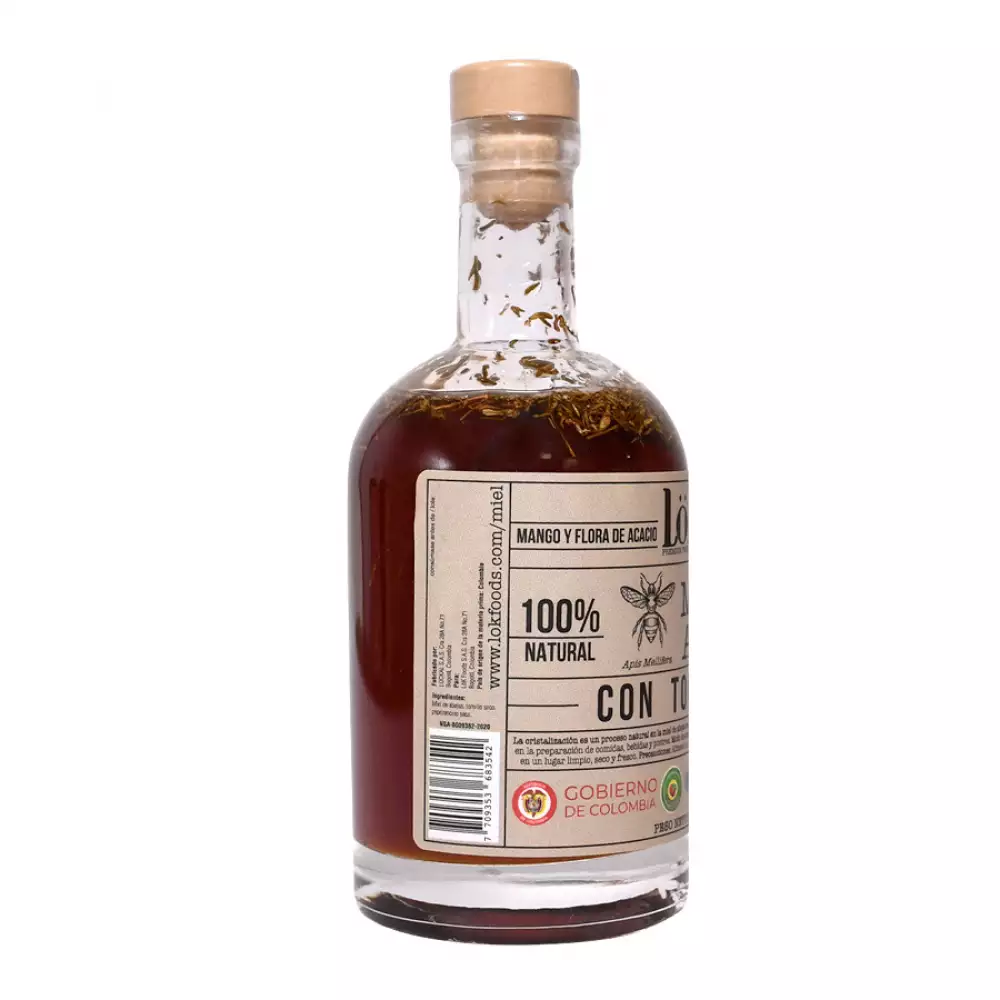 Miel de abejas lok 3542 x490 gr natural con tomillo