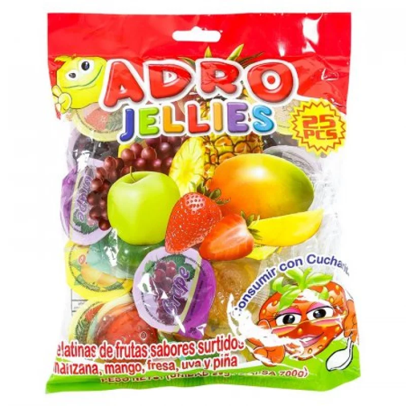 Mini Gelatina Surtido Adro Jellies 700 gr