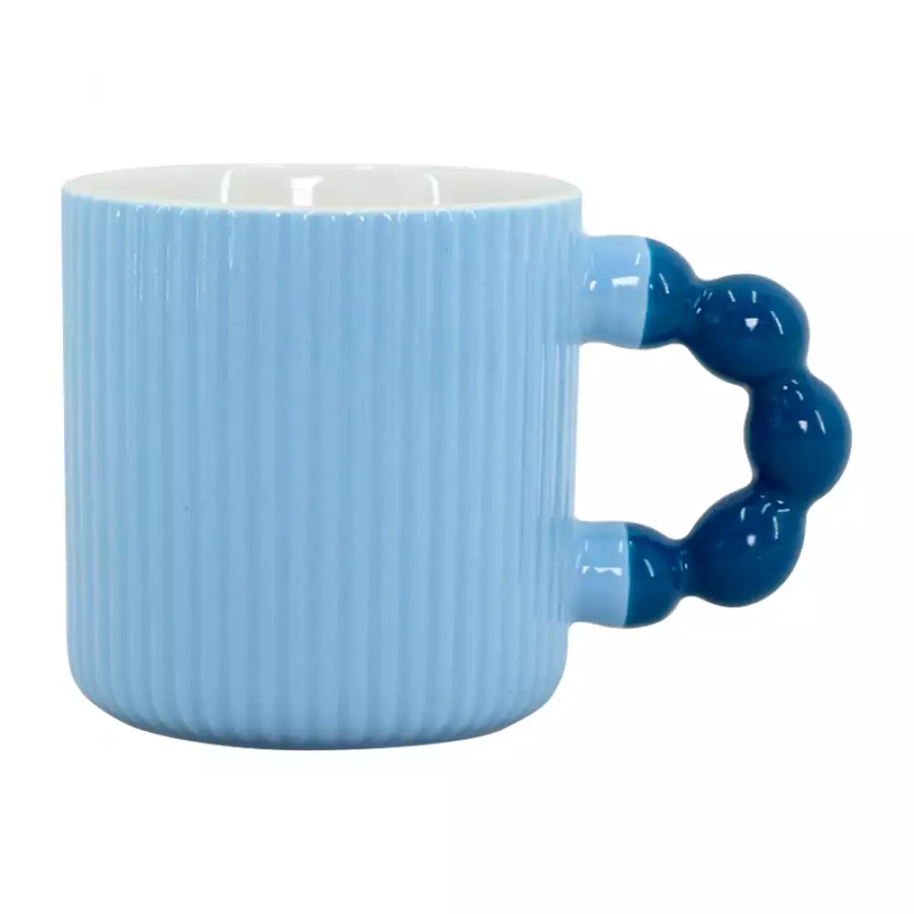 Mug Taza Expressions Azul 340 Ml Porcelana