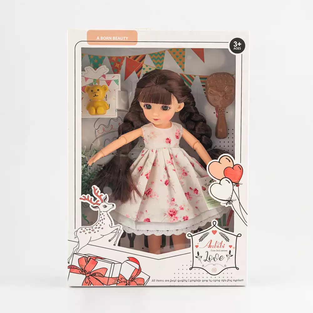 Muneca Fashion Maypa Accesorio Oso 24X7Cm Surtido