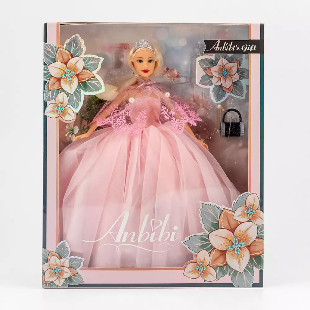 Muneca Fashion Maypa Princesa Rubia 28X6Cm Rosado