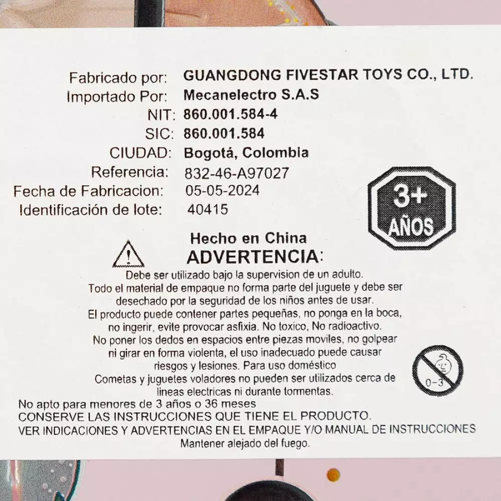 Muneca Fashion Maypa Princesa Rubia 28X6Cm Rosado