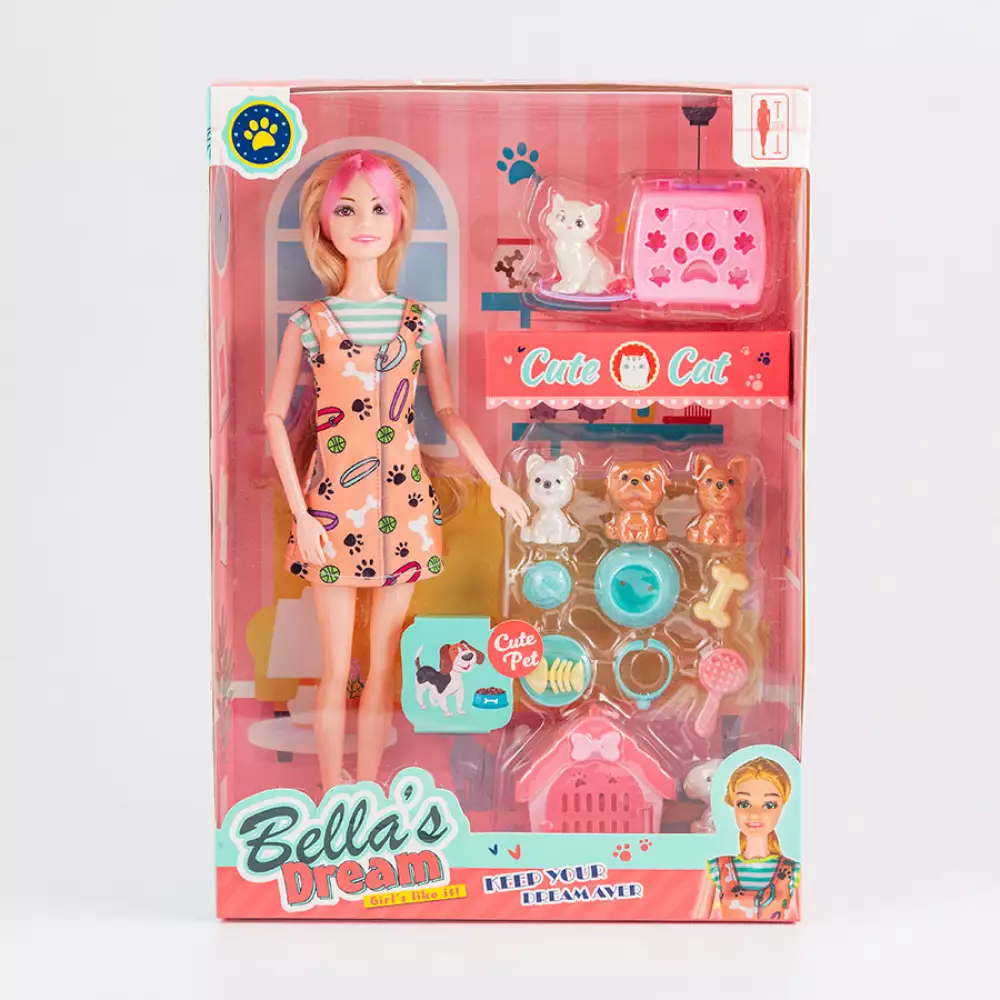 Muñeca Fashion Maypa Veterinaria Surtido