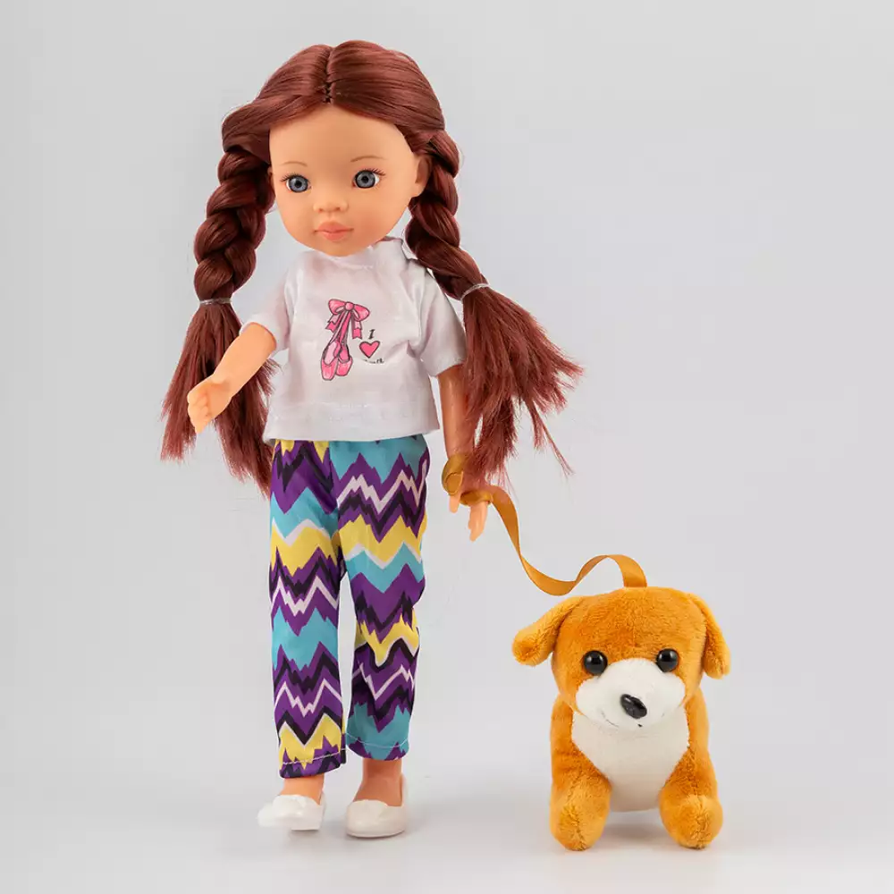 Muñeca Maypa Accesorios Mascota 23X10Cm Blanco