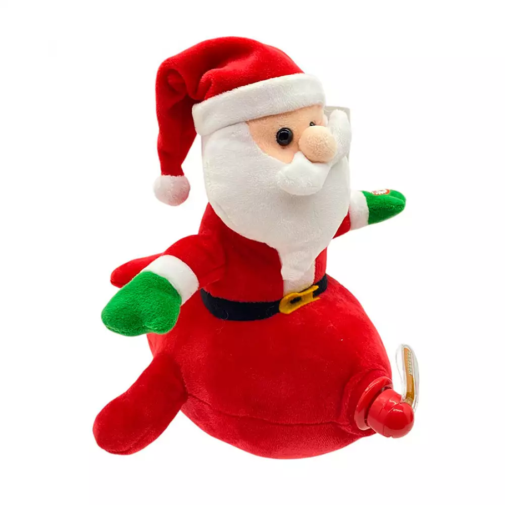 Muñeco santa navideño Santini con Movimiento  20X23Cm Rojo