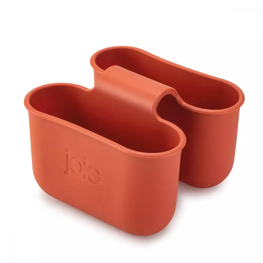 Organizador Joie Lavaplatos Doble 15X10X12Cm Gris Silicona 17034