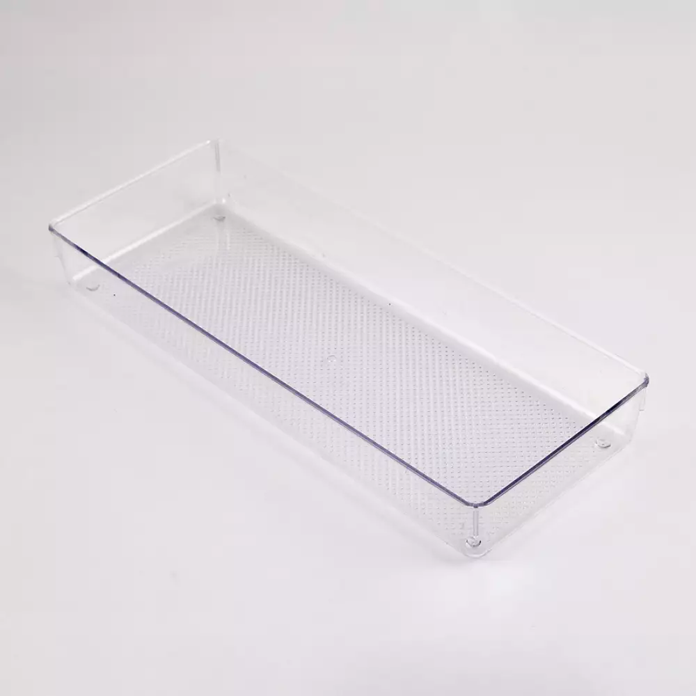 Organizador Plasticforte 15X5X37Cm Translucido Plastico 12539