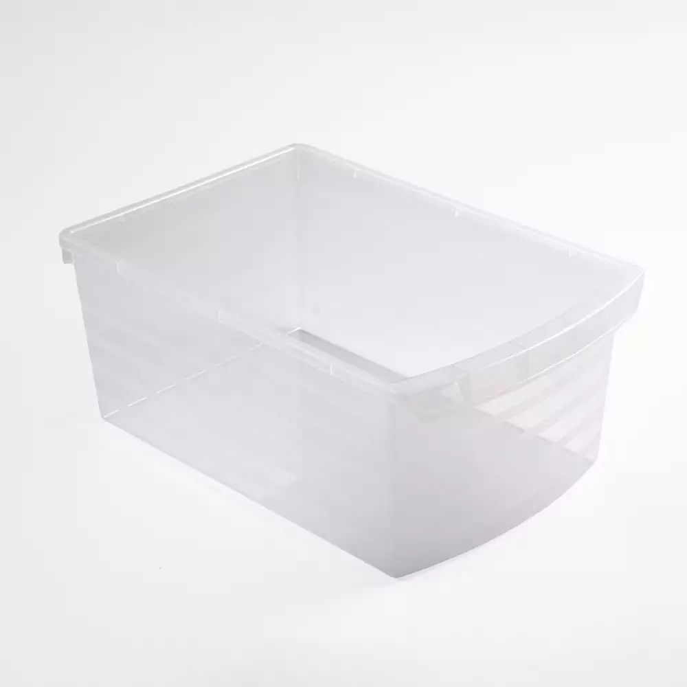 Organizador Plasticforte 38X16X25Cm Translucido Plastico 11217
