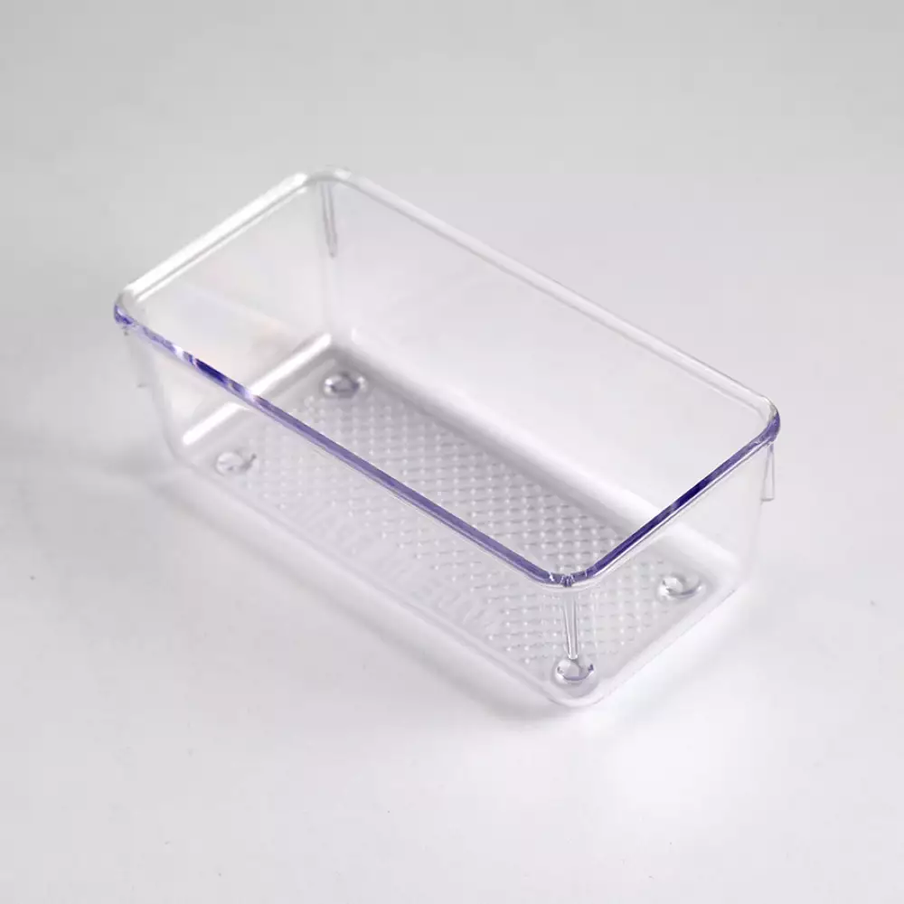 Organizador Plasticforte 7X5X15Cm Translucido Plastico 12536