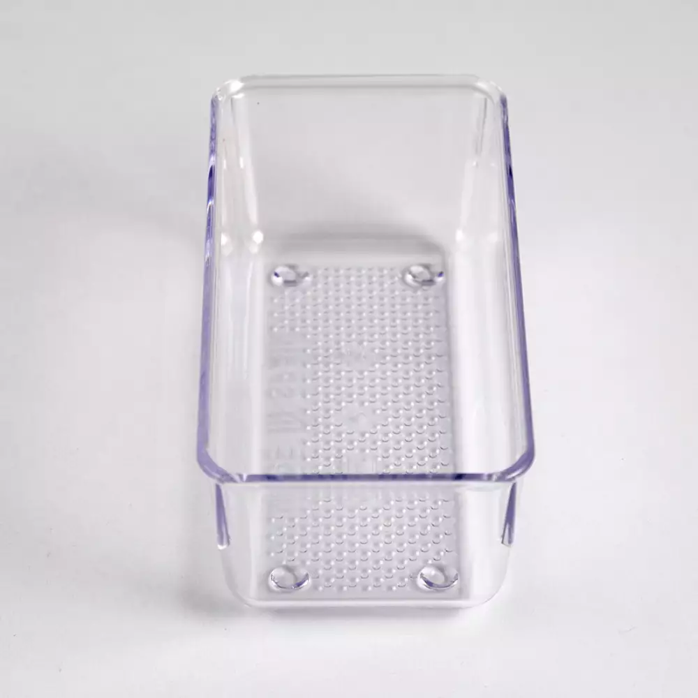 Organizador Plasticforte 7X5X15Cm Translucido Plastico 12536