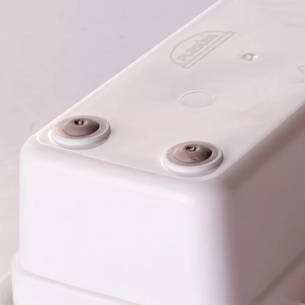 Organizador Plasutil Cubiertos 4 Divisiones Plastico Blanco